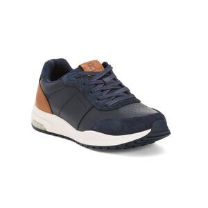 ROCKPORT Blue Men's Leather Dmx Baker Sneakers